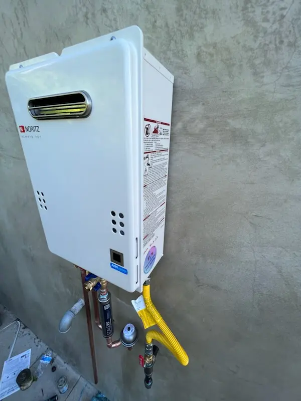Tankless water heater installation for Marble Estates homes